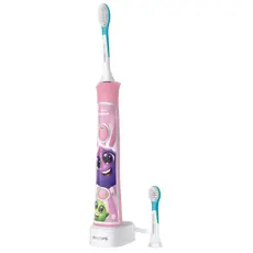 2 - Электрическая звуковая зубная щетка PHILIPS HX6352/42, Розовый
