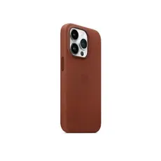3 - Чехол Apple iPhone 14 Pro Leather Case with MagSafe, Коричневый