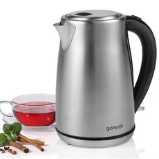 6 - Электрочайник Gorenje K17S, Нержавеющая сталь
