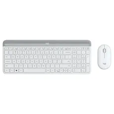 4 - Клавиатура и мышь Logitech MK470, Беспроводное, Белый