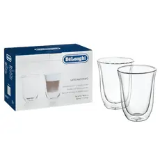 3 - Набор стаканов DeLonghi DLSC312, 220 мл 2 шт, Прозрачный¶