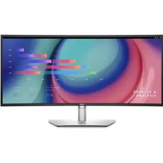 4 - 34,14" Монитор DELL U3421WE, IPS 3440x1440 WQHD, Черный/Серебристый