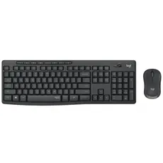 5 - Клавиатура и мышь Logitech MK295, Беспроводное, Чёрный
