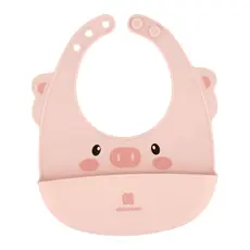 2 - Нагрудник Kikka Boo Silicone bib, Розовый