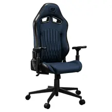 3 - Игровое кресло Cougar Explore, ПВХ Кожа, Navy Blue F
