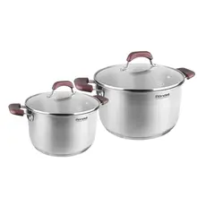 2 - Набор кастрюль Rondell RDS-822, 5,6л, 24см, Нержавеющая сталь