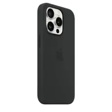 3 - Чехол Apple iPhone 15 Pro Silicone Case with MagSafe, Чёрный