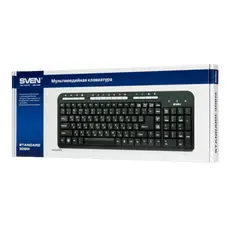 6 - Клавиатура SVEN Standard 309M, Проводное, Чёрный
