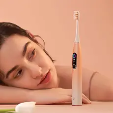 6 - Электрическая звуковая зубная щетка Oclean X Pro, Розовый
