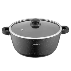 2 - Кастрюля Ardesto AR2426GE, 6,4л, 28см, Чёрный