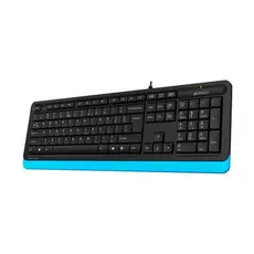 5 - Клавиатура A4Tech FK10, Проводное, Черный/Синий