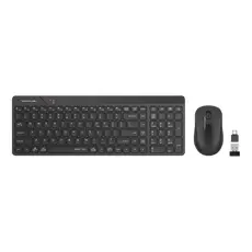 6 - Клавиатура и мышь A4Tech FG2300 Air, Беспроводное, Чёрный | Серый