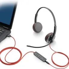 3 - Наушники Plantronics Blackwire C3220, Чёрный