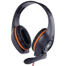 6 - Игровая Гарнитура Gembird GHS-05-O, Проводной аналоговый,...