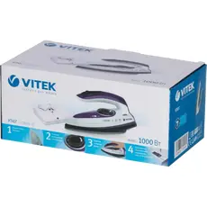4 - Дорожный утюг VITEK VT-8305, 1000Вт, Фиолетовый