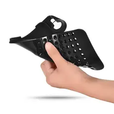2 - Автомобильный держатель Hoco CA1 Silicone Car Holder, Чёрный