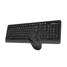 6 - Клавиатура и мышь A4Tech FG1010S, Беспроводное, Серый