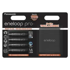 3 - Аккумуляторы Panasonic Eneloop Pro, AA, 2500мА·ч, 4шт.
