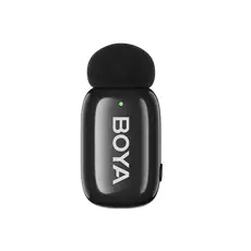 4 - Портативный записывающий микрофон Boya mini 2-03, Беспроводной, Черный