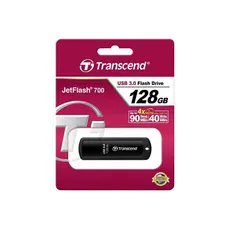 5 - USB Flash накопитель Transcend JetFlash 700, 128Гб, Чёрный