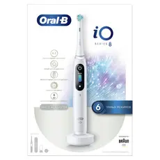 4 - Электрическая зубная щетка Braun Oral-B iO 8, White Alabaster