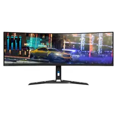 6 - 44,5" Игровой монитор Lenovo R45w-30, VA 5120x1440 Dual QHD, Чёрный