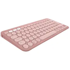 4 - Клавиатура и мышь Logitech Pebble 2 Combo, Беспроводное, Розовый