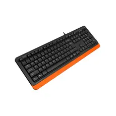 6 - Клавиатура A4Tech FK10, Проводное, Черный/Оранжевый