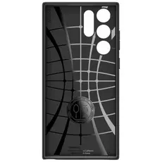 6 - Чехол Spigen Samsung S22+, Liquid Air, Матовый черный