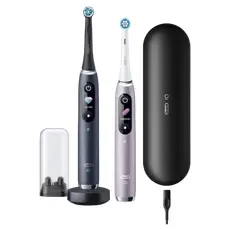 2 - Электрическая зубная щетка Braun Oral-B iO 9 Duo, Black Onyx | Rose...