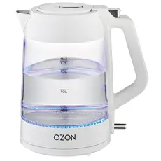 2 - Электрочайник OZON EKC-1705A-GS, Белый