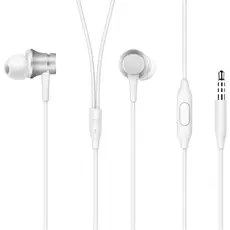5 - Наушники Xiaomi Mi Earphones Basic, Серебристый