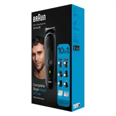 3 - Мужской Триммер Braun MGK5445, Черный | Синий