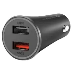 2 - Автомобильное зарядное устройство Xiaomi Mi 37W Dual-Port Car...