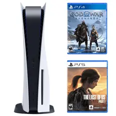 6 - Игровая консоль SONY PS5, Белый, "GoW Ragnarok", "Last of Us RMK"