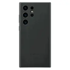 3 - Чехол Samsung Leather Cover for Galaxy S23 Ultra, Чёрный