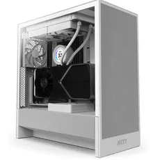 2 - Компьютерный корпус NZXT H5 Flow, Midi-Tower, Без блока питания, Белый