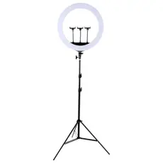 4 - Кольцевая лампа Selfie Ring Light HQ-18 RGB, Черный