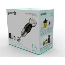 4 - Погружной блендер Gorenje HBC807QB, Черный Серебристый