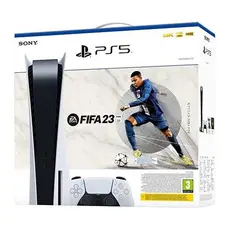 4 - Игровая консоль SONY PlayStation 5, Белый, "Fifa 23" (Ваучер)