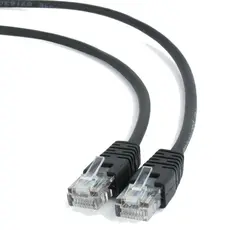 5 - Патч-корд Cablexpert PP12-3M/BK, CAT5e UTP, 3м, Чёрный