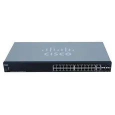 6 - 24-port 10/100Mbps Managed Switch Cisco SF350-24, 2xSFP, 2xSFP Combo