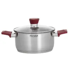 3 - Набор посуды Rondell Strike, 20cm, Серебристый