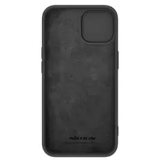 6 - Чехол Nillkin iPhone 15, CamShield Silky Silicone, Elegant Black