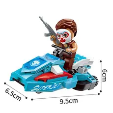 Qman Bricks: Block mission-Eagle Helicopter, 1928 25398