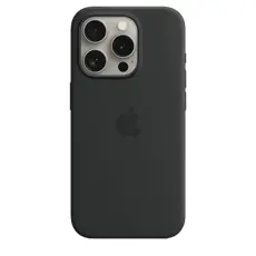 2 - Чехол Apple iPhone 15 Pro Silicone Case with MagSafe, Чёрный