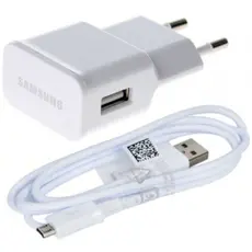 2 - Зарядное устройство Samsung Power Adapter ETA0U90EWE, 12Вт, Белый