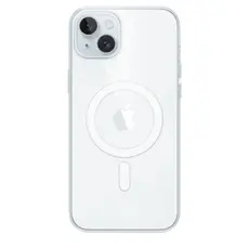 4 - Чехол Apple iPhone 15 Plus Clear Case with MagSafe, Прозрачный