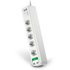 2 - Сетевой фильтр APC Essential SurgeArrest PM5U-RS, 5 Розеток, 1,83м,...