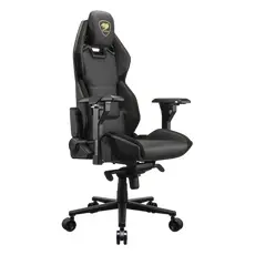 3 - Игровое кресло Cougar Hotrod Royal, ПВХ Кожа, Черный/Золотой